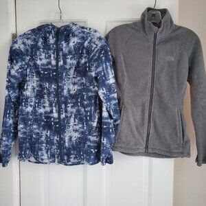 2 NORTH FACE Coats - Windbreaker + Fleece - XS